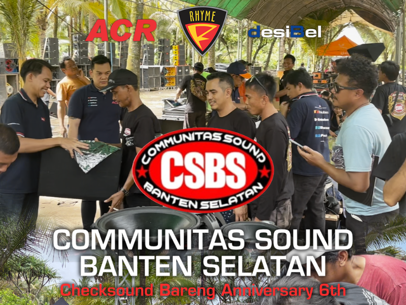 ACR RHYME DESIBEL MENJADI SPONSOR TUNGGAL DI CSBS BANTEN